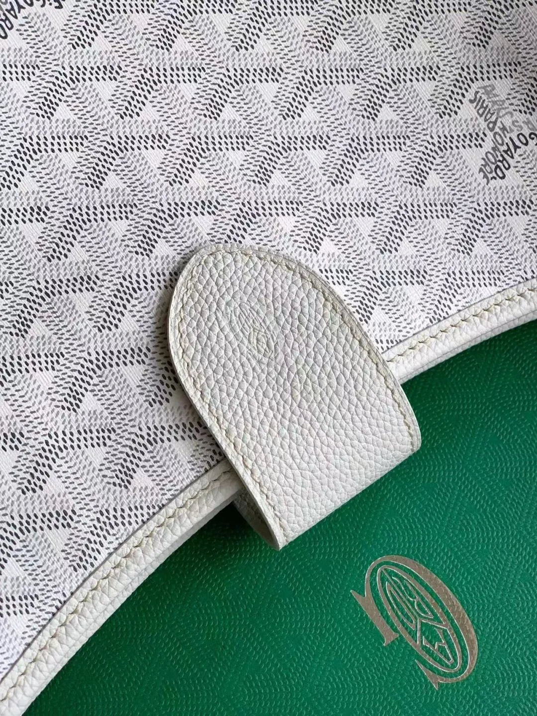 Goyard Musette PM Messenger Bag Canvas Leather 8018
