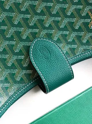 Goyard Musette PM Messenger Bag Canvas Leather 8018