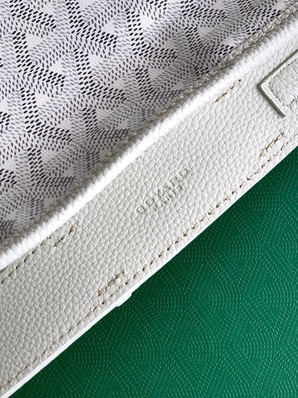 Goyard Musette PM Messenger Bag Canvas Leather 8018