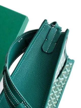 Goyard Musette PM Messenger Bag Canvas Leather 8018