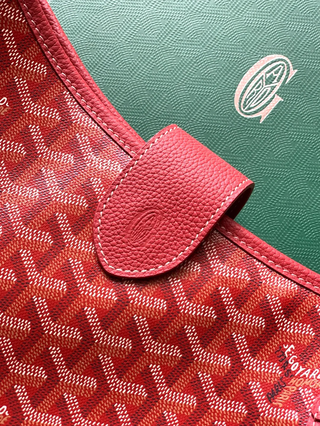 Goyard Musette PM Messenger Bag Coated Canvas Leather 8018