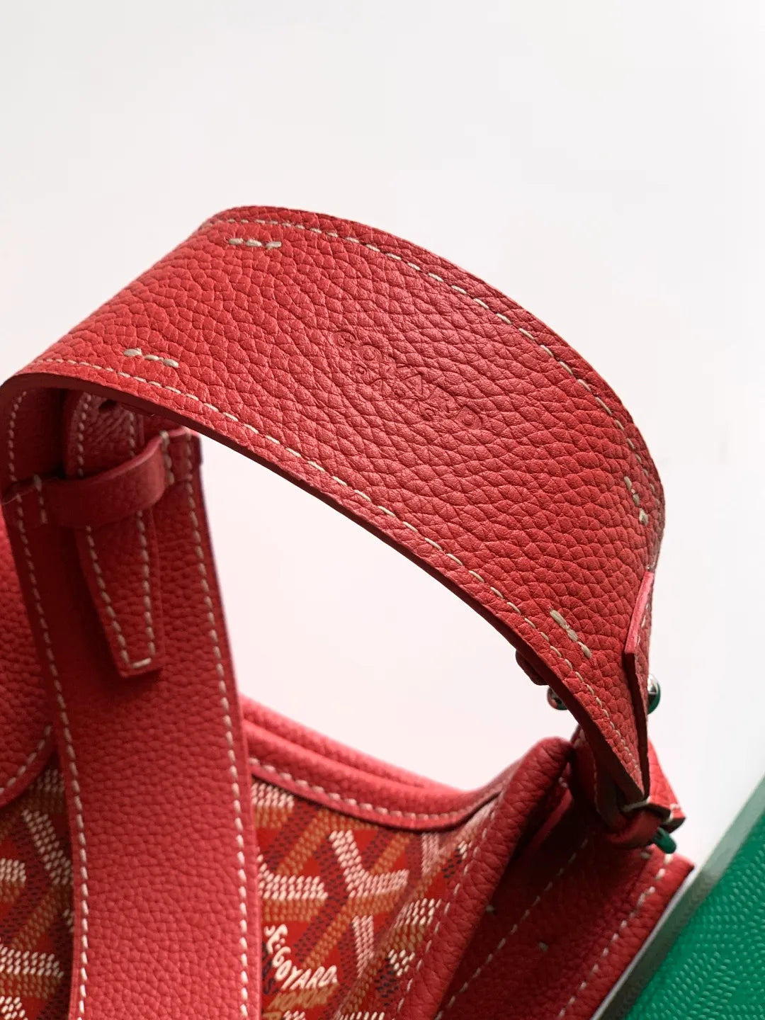 Goyard Musette PM Messenger Bag Coated Canvas Leather 8018