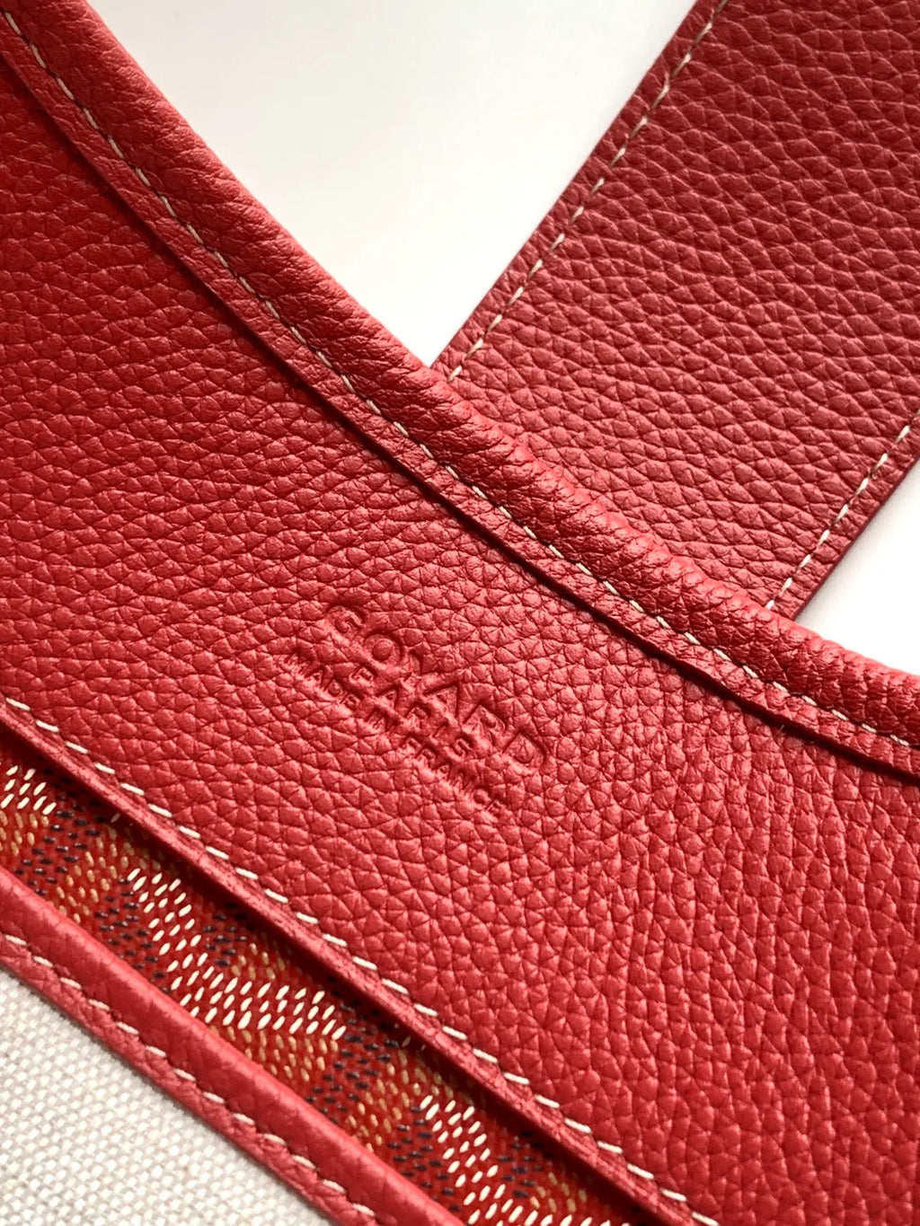 Goyard Musette PM Messenger Bag Coated Canvas Leather 8018