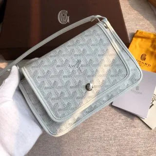 Goyard Plumet Crossbody Bag Coated Canvas Leather 8015