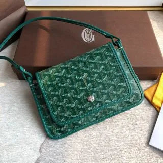 Goyard Plumet Crossbody Bag Coated Canvas Leather 8015