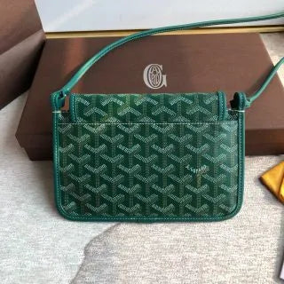 Goyard Plumet Crossbody Bag Coated Canvas Leather 8015
