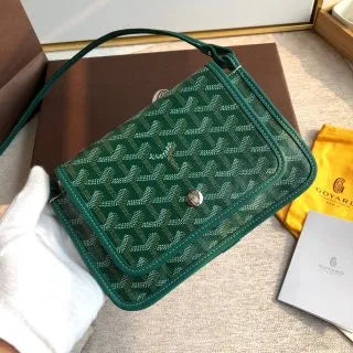 Goyard Plumet Crossbody Bag Coated Canvas Leather 8015