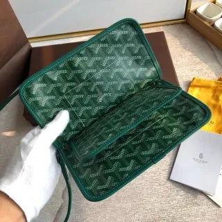 Goyard Plumet Crossbody Bag Coated Canvas Leather 8015