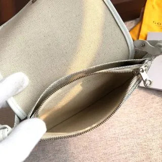 Goyard Plumet Crossbody Bag Coated Canvas Leather 8015