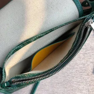 Goyard Plumet Crossbody Bag Coated Canvas Leather 8015
