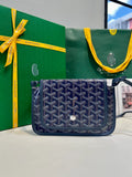 Goyard Plumet Envelope Bag Coated Canvas Leather 8015