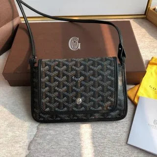 Goyard Plumet Envelope Bag Coated Canvas Leather 8015