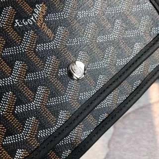 Goyard Plumet Envelope Bag Coated Canvas Leather 8015