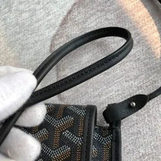 Goyard Plumet Envelope Bag Coated Canvas Leather 8015
