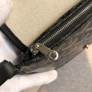 Goyard Plumet Envelope Bag Coated Canvas Leather 8015