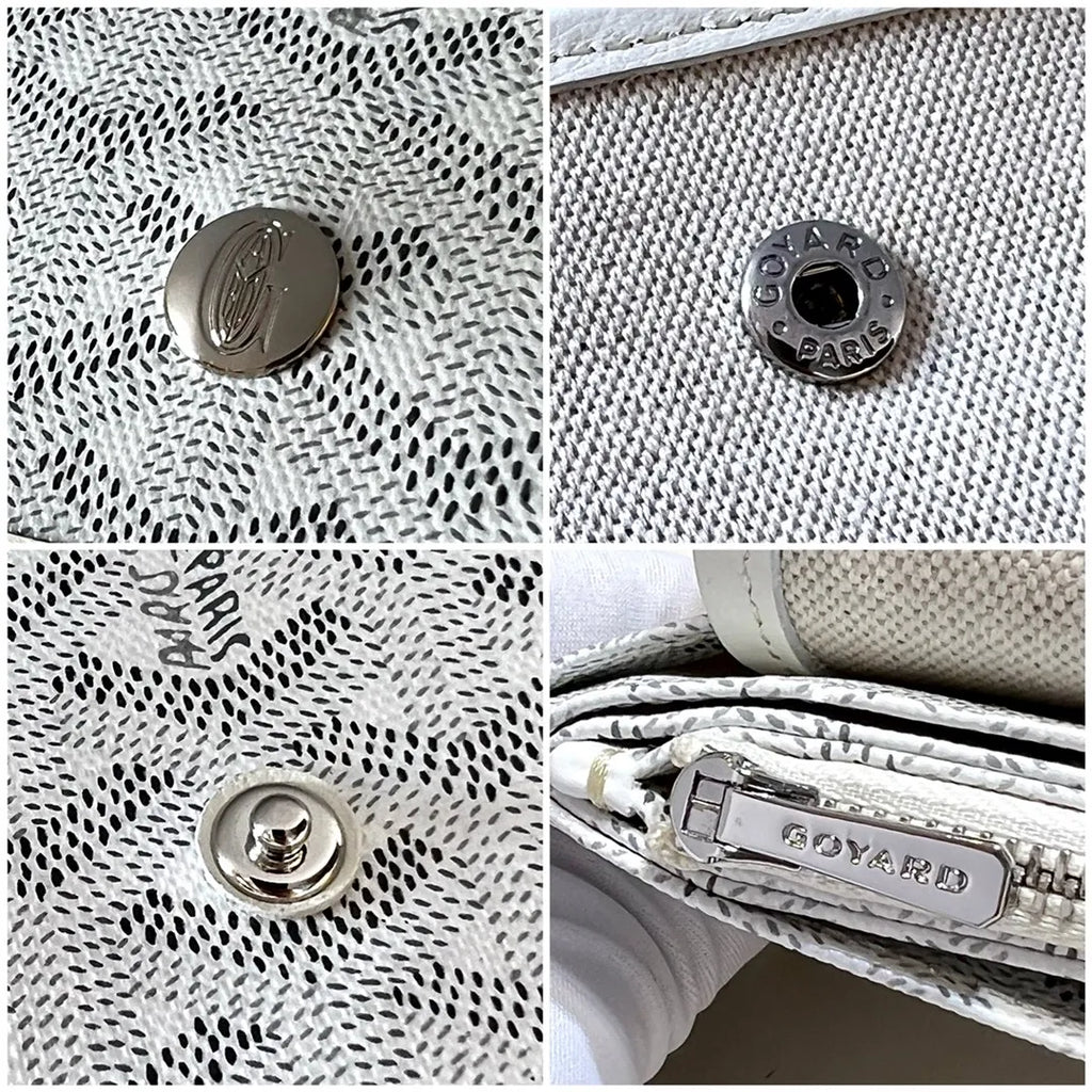 Goyard Plumet Envelope Bag Coated Canvas Leather 8015