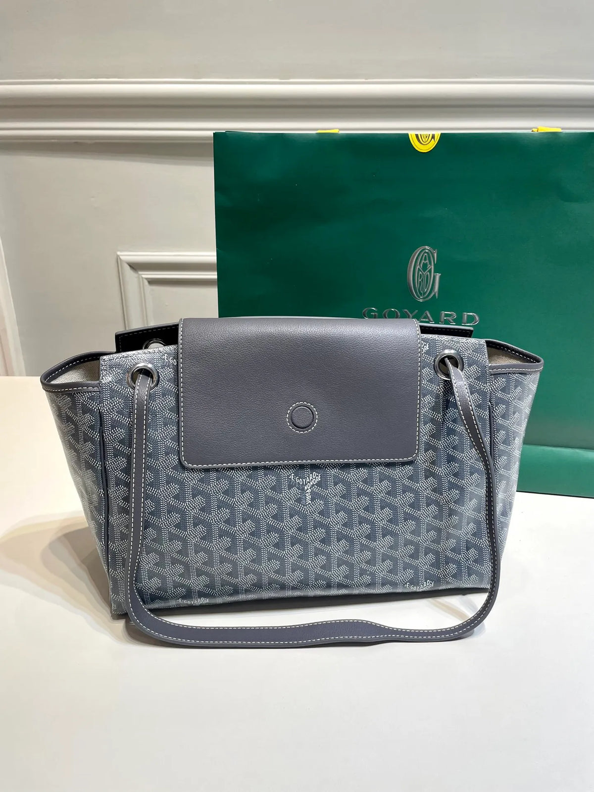 Goyard Rouette Bag Coated Canvas Leather 8052