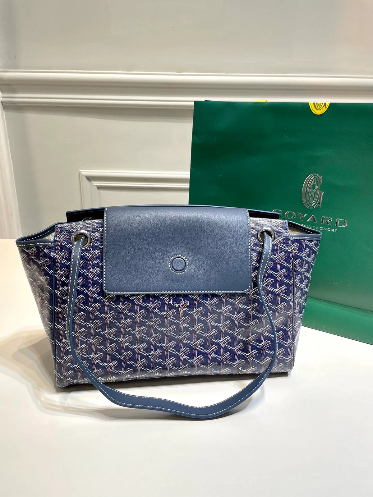 Goyard Rouette Bag Coated Canvas Leather 8052
