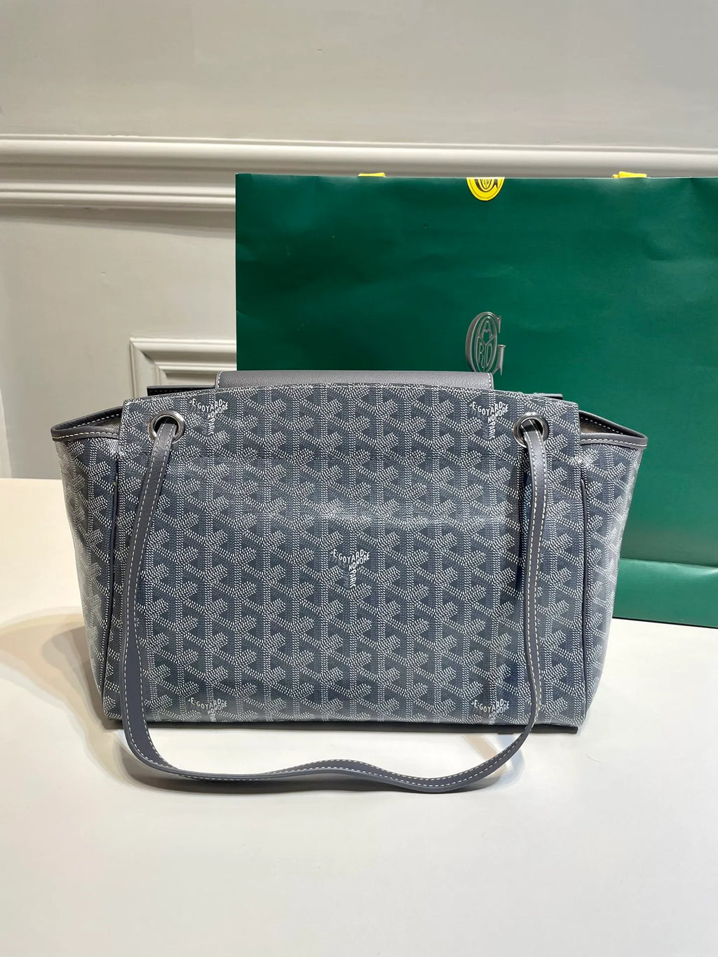 Goyard Rouette Bag Coated Canvas Leather 8052