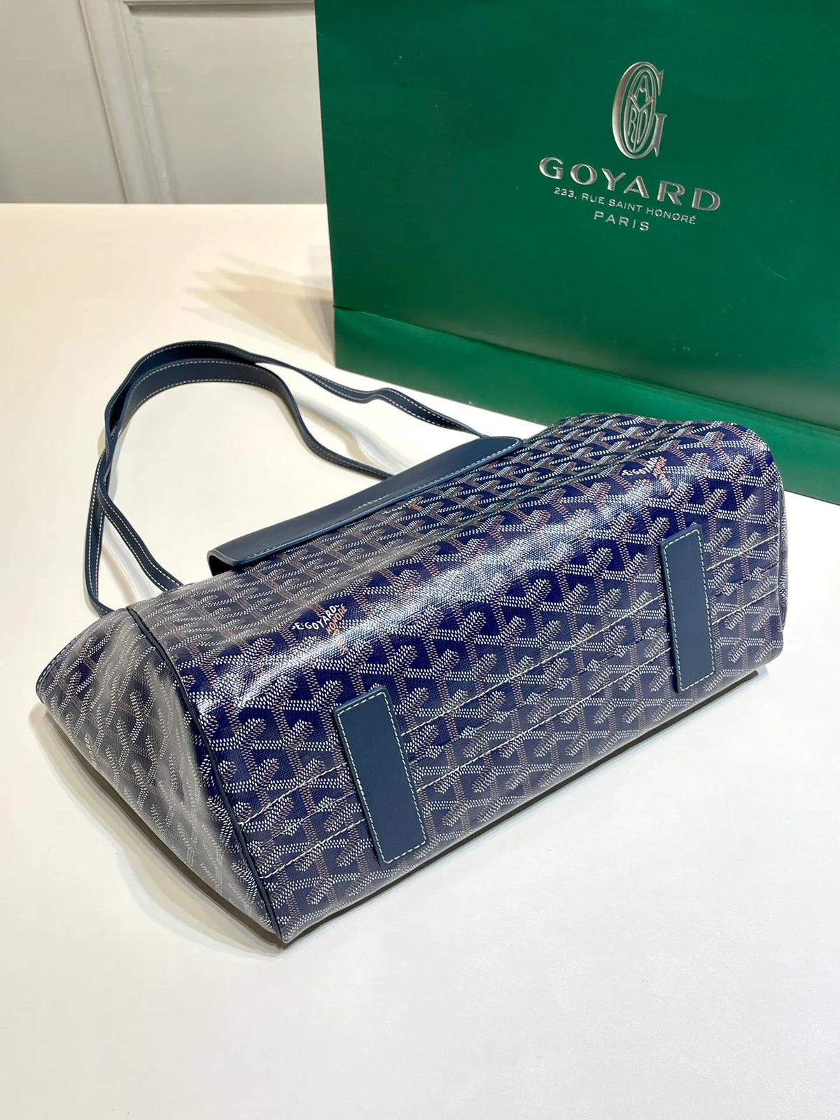 Goyard Rouette Bag Coated Canvas Leather 8052