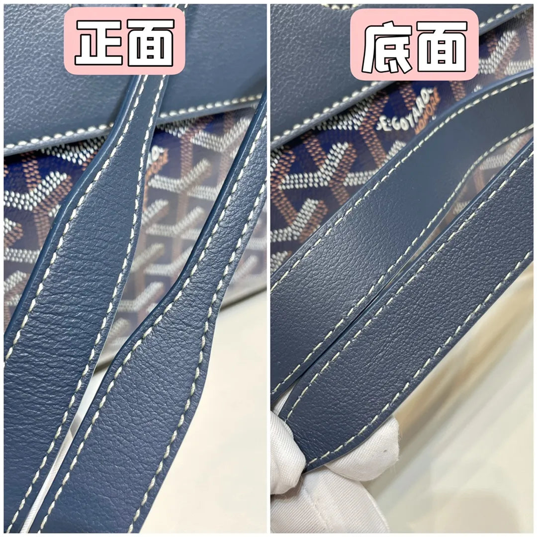 Goyard Rouette Bag Coated Canvas Leather 8052