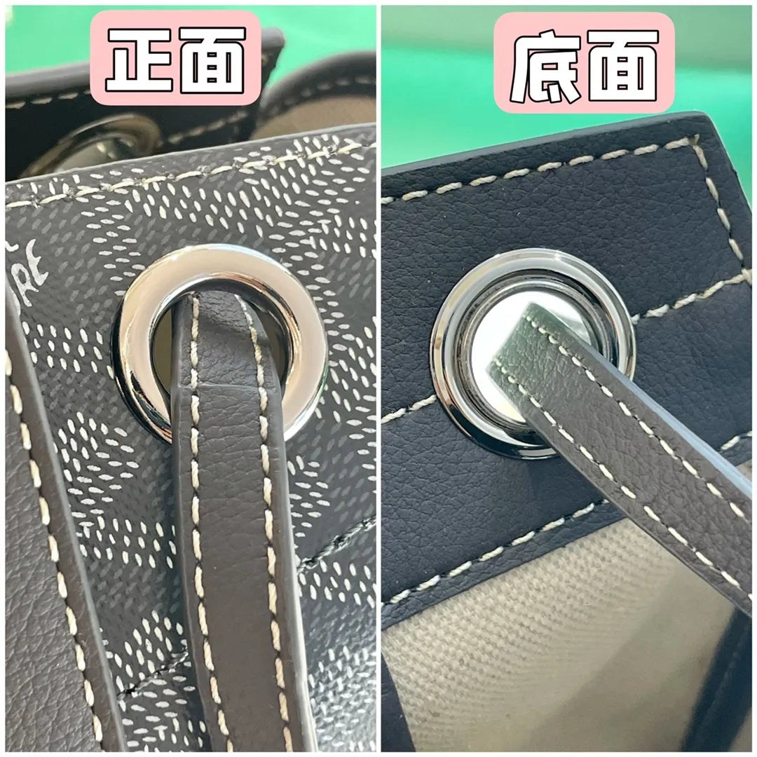 Goyard Rouette Bag Coated Canvas Leather 8052