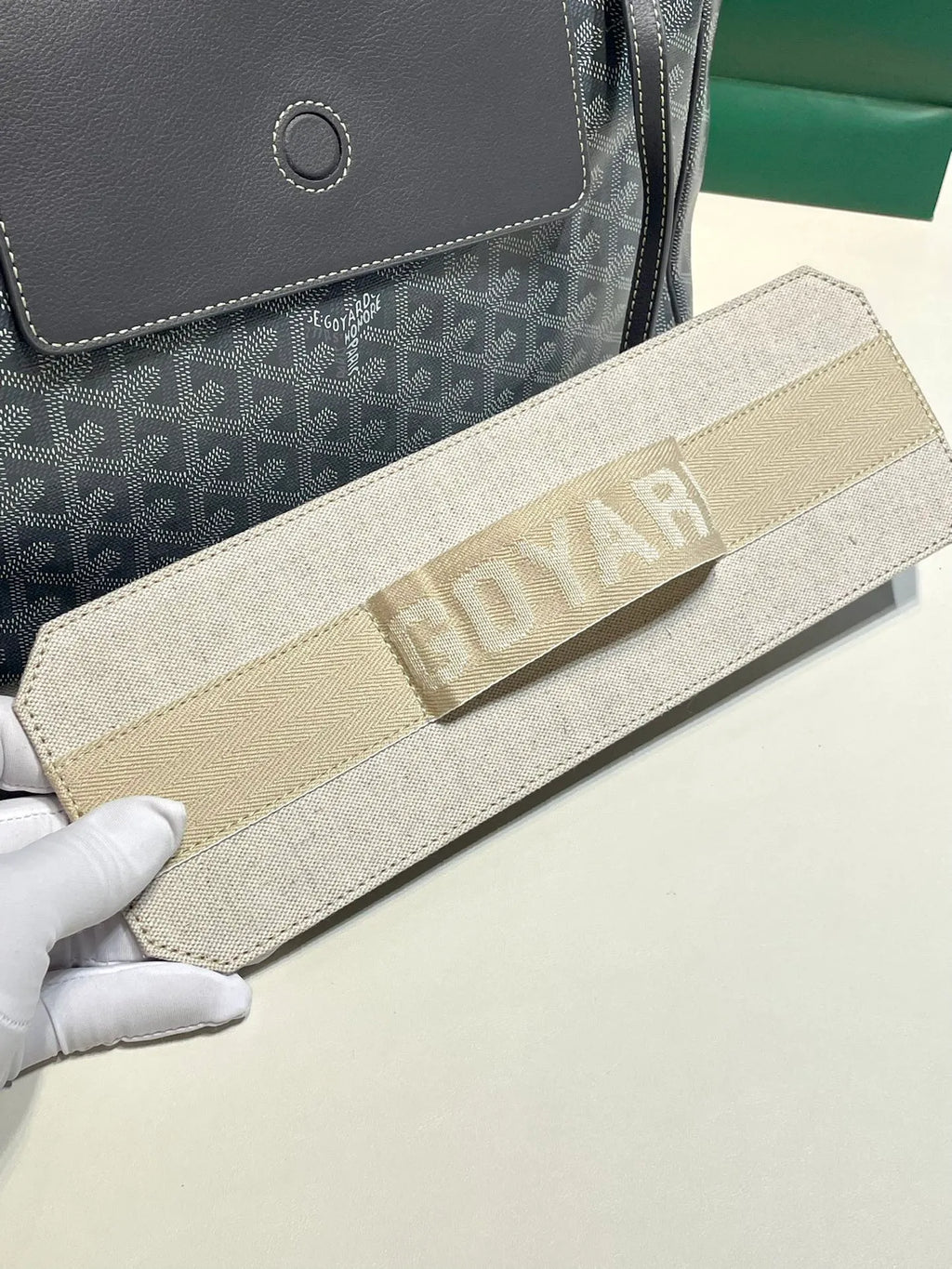 Goyard Rouette Bag Coated Canvas Leather 8052