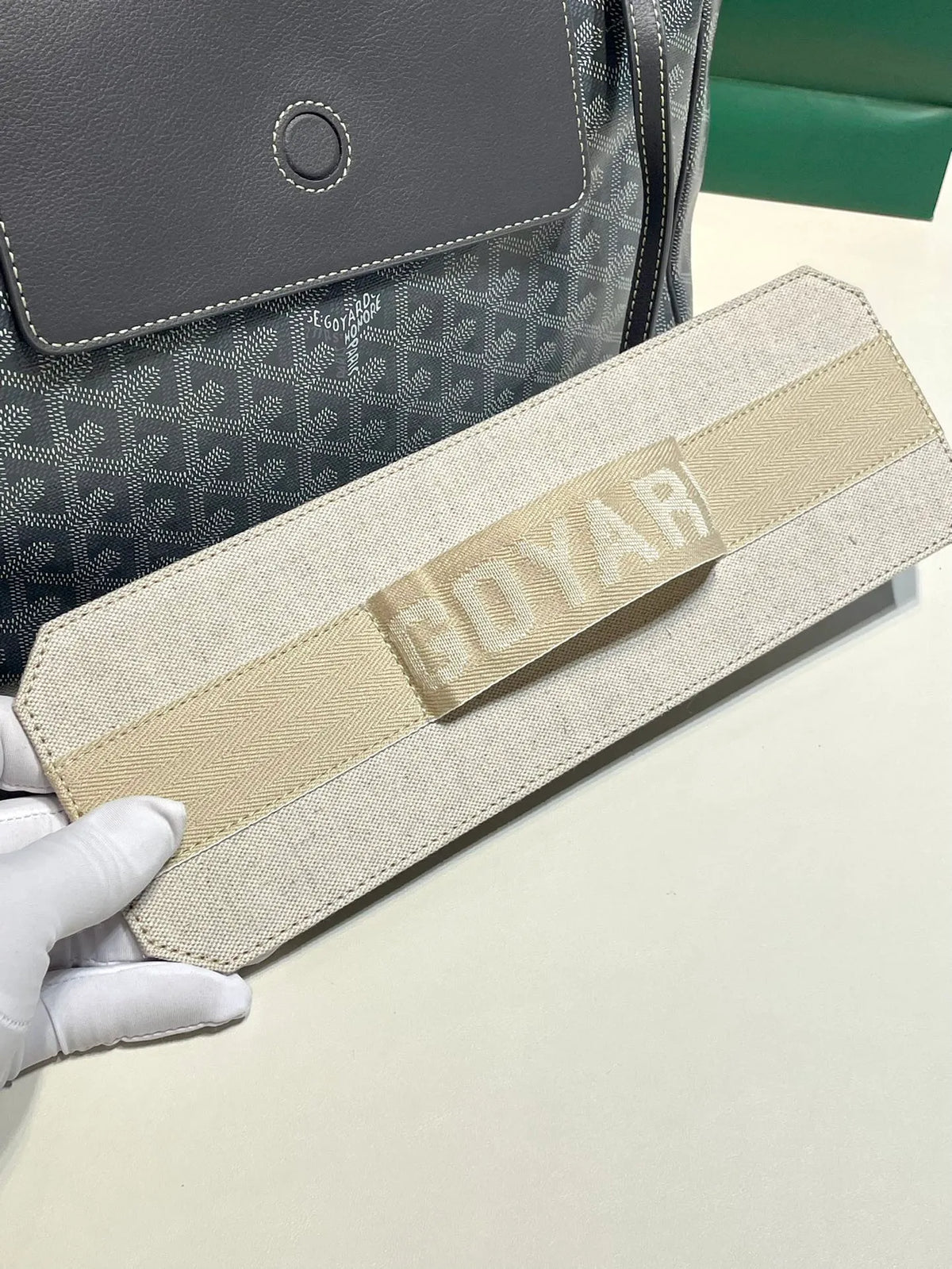 Goyard Rouette Bag Coated Canvas Leather 8052