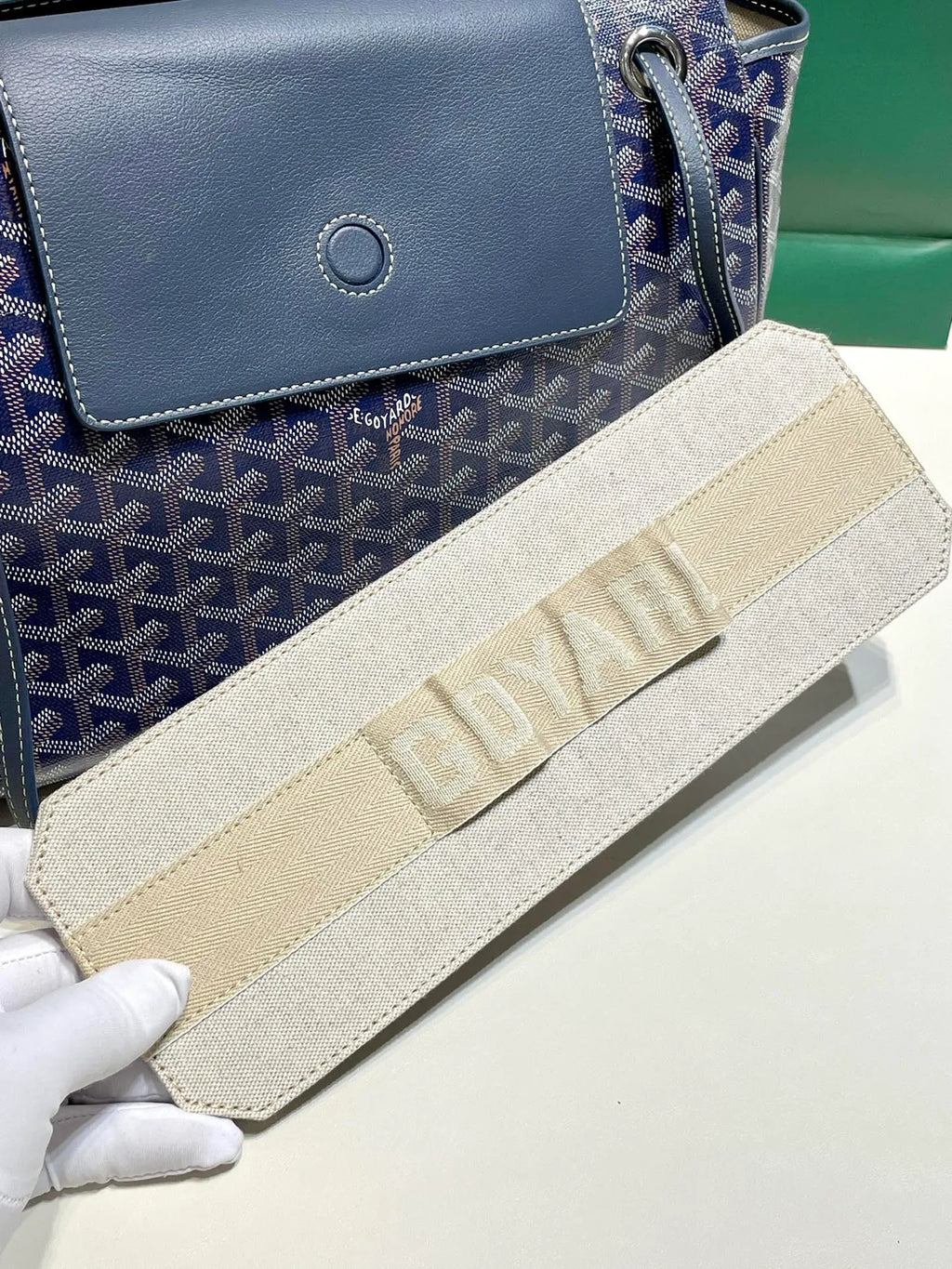 Goyard Rouette Bag Coated Canvas Leather 8052