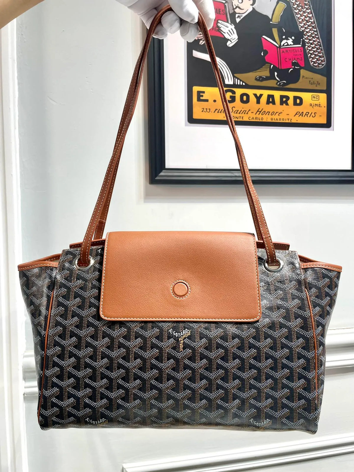 Goyard Rouette Shoulder Bag Coated Canvas 8052
