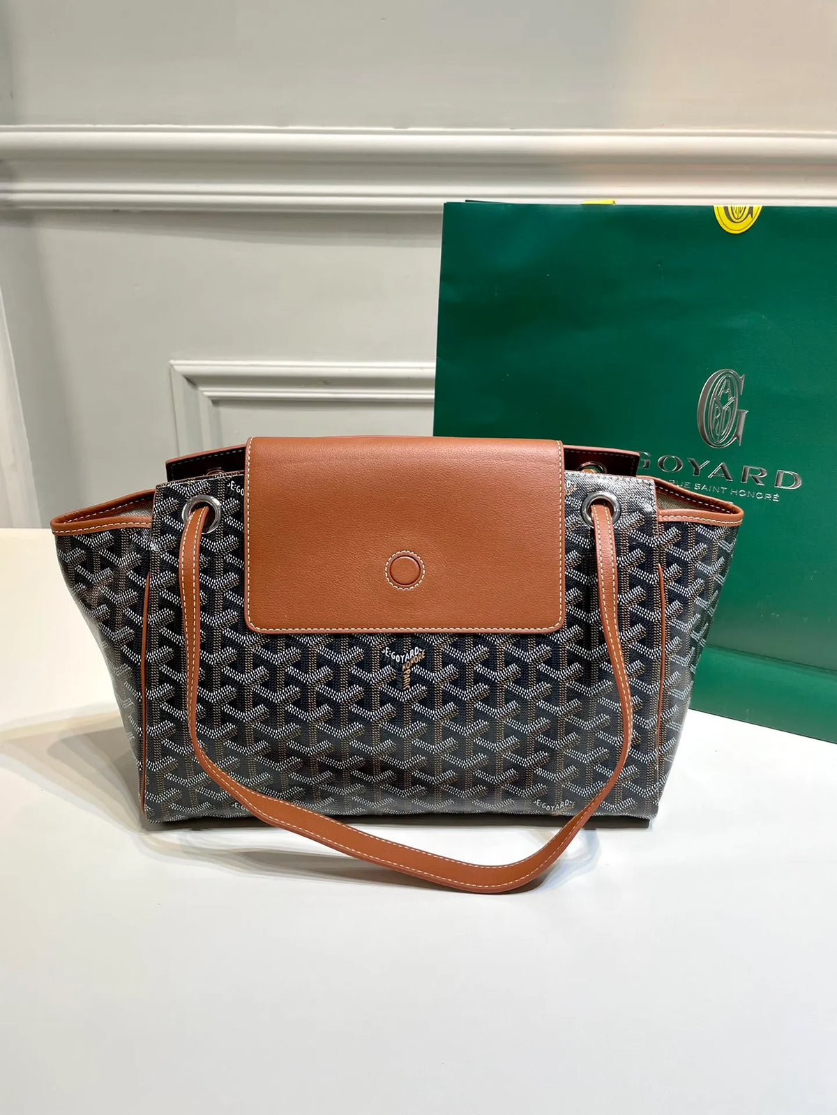 Goyard Rouette Shoulder Bag Coated Canvas 8052