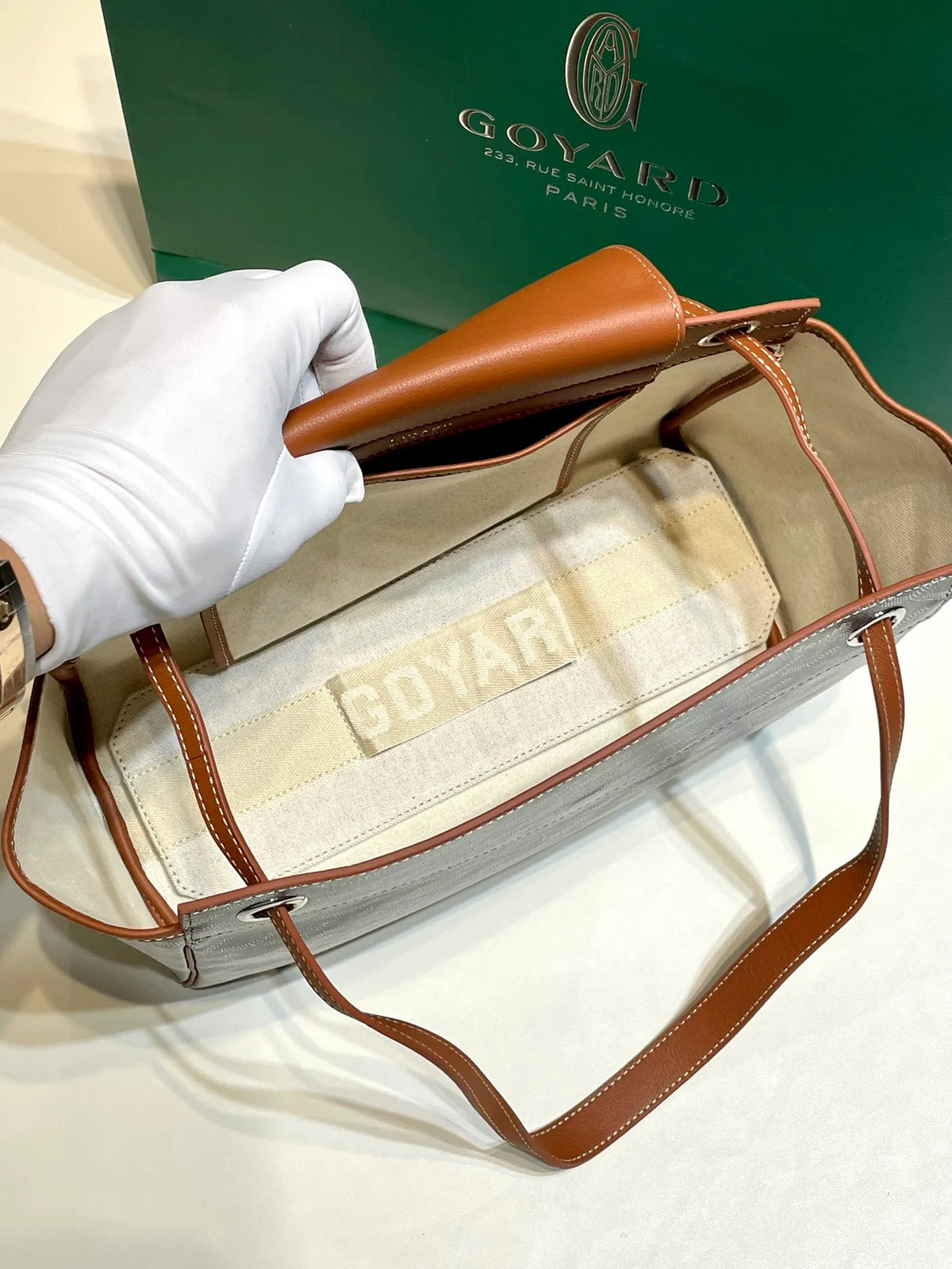 Goyard Rouette Shoulder Bag Coated Canvas 8052