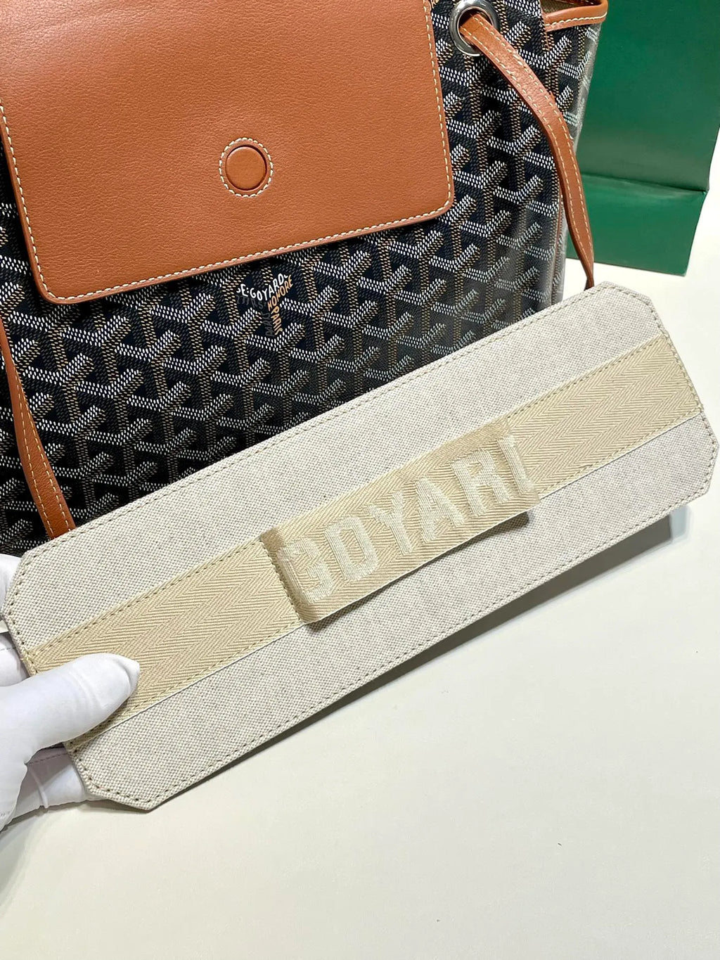 Goyard Rouette Shoulder Bag Coated Canvas 8052