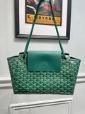 Goyard Rouette Shoulder Bag Coated Canvas Leather 8052