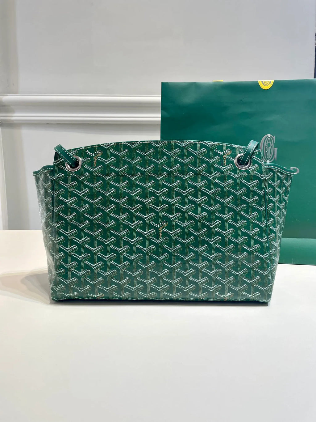 Goyard Rouette Shoulder Bag Coated Canvas Leather 8052