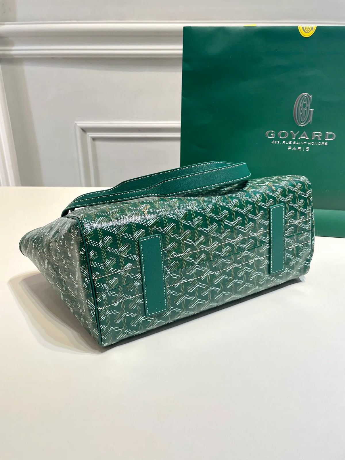 Goyard Rouette Shoulder Bag Coated Canvas Leather 8052
