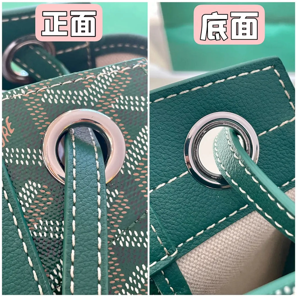 Goyard Rouette Shoulder Bag Coated Canvas Leather 8052