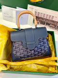 Goyard Saigon Mini Bag Coated Canvas Leather 8005