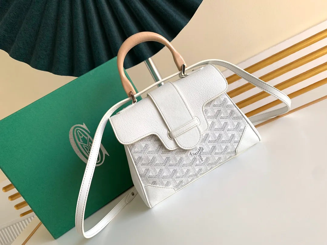 Goyard Saigon Mini Bag Coated Canvas Leather 8005680
