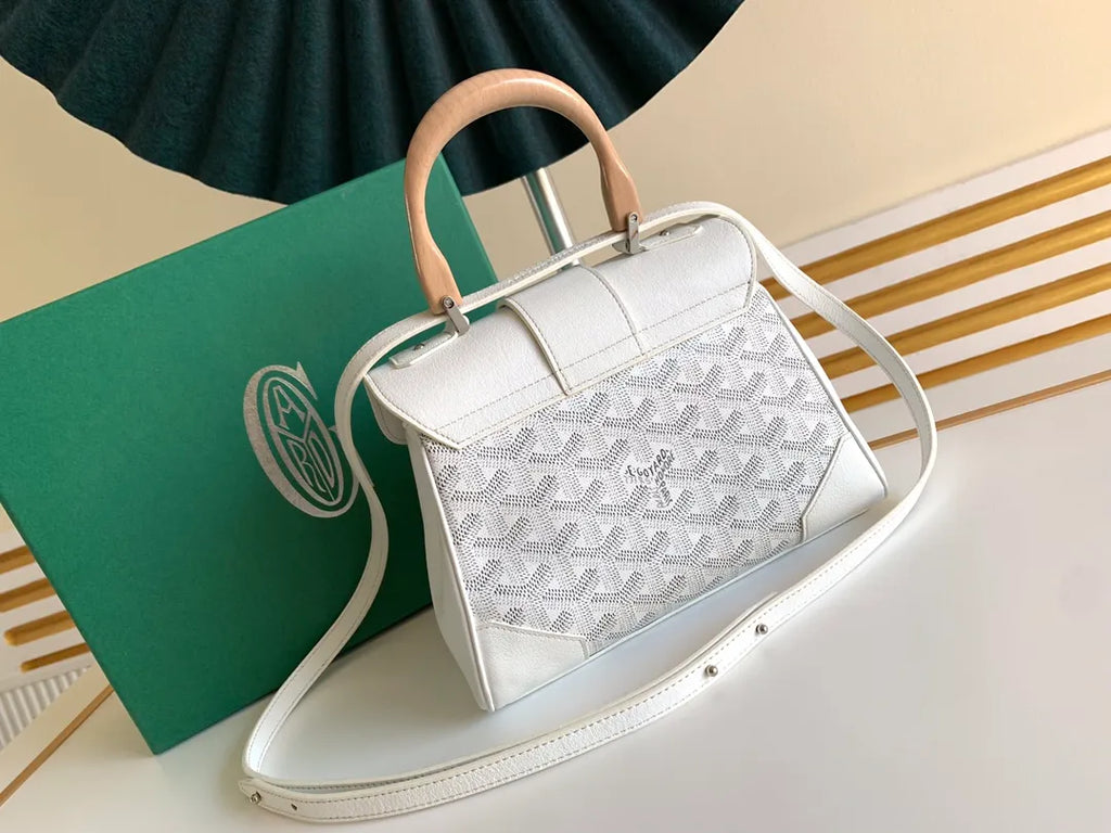 Goyard Saigon Mini Bag Coated Canvas Leather 8005680