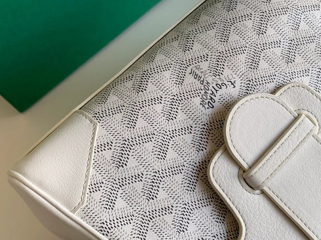 Goyard Saigon Mini Bag Coated Canvas Leather 8005680