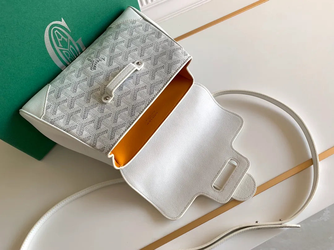 Goyard Saigon Mini Bag Coated Canvas Leather 8005680
