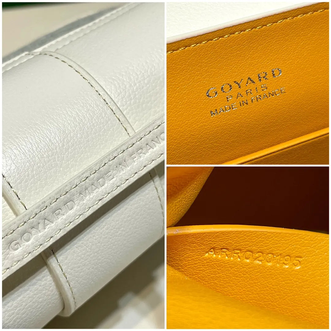 Goyard Saigon Mini Handbag Coated Canvas Leather 8005