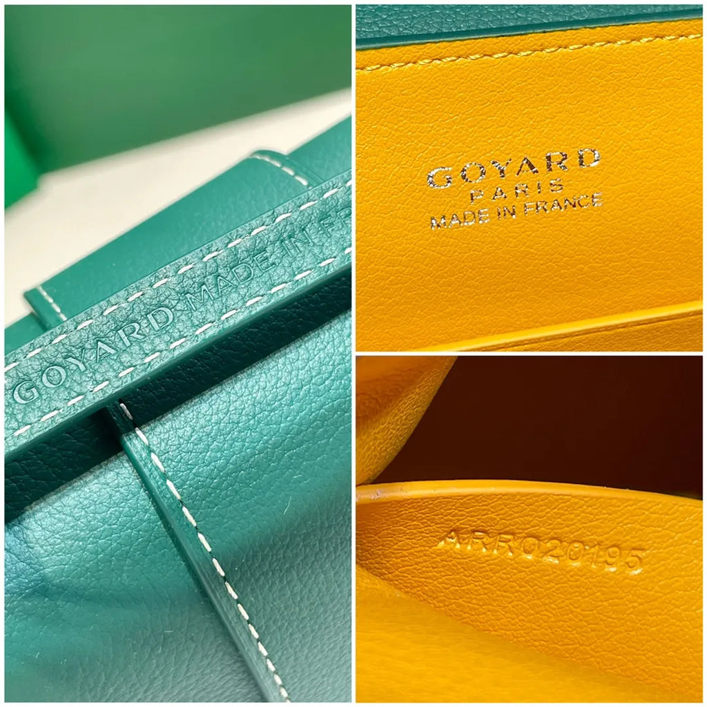 Goyard Saigon Mini Handbag Coated Canvas Leather 8005