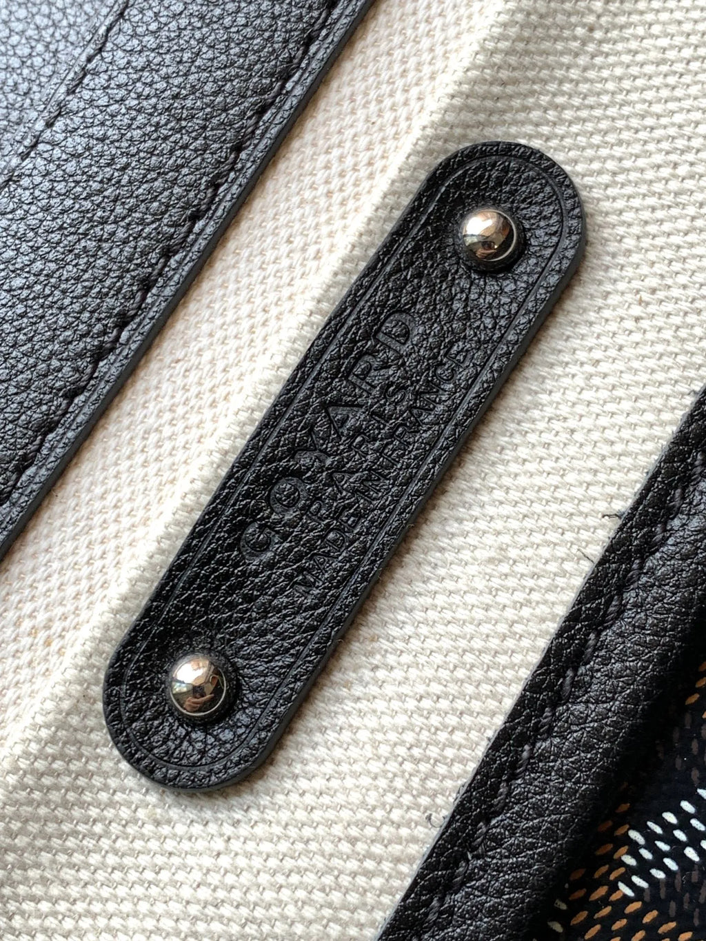 Goyard Saigon Tote Bag Coated Canvas Leather