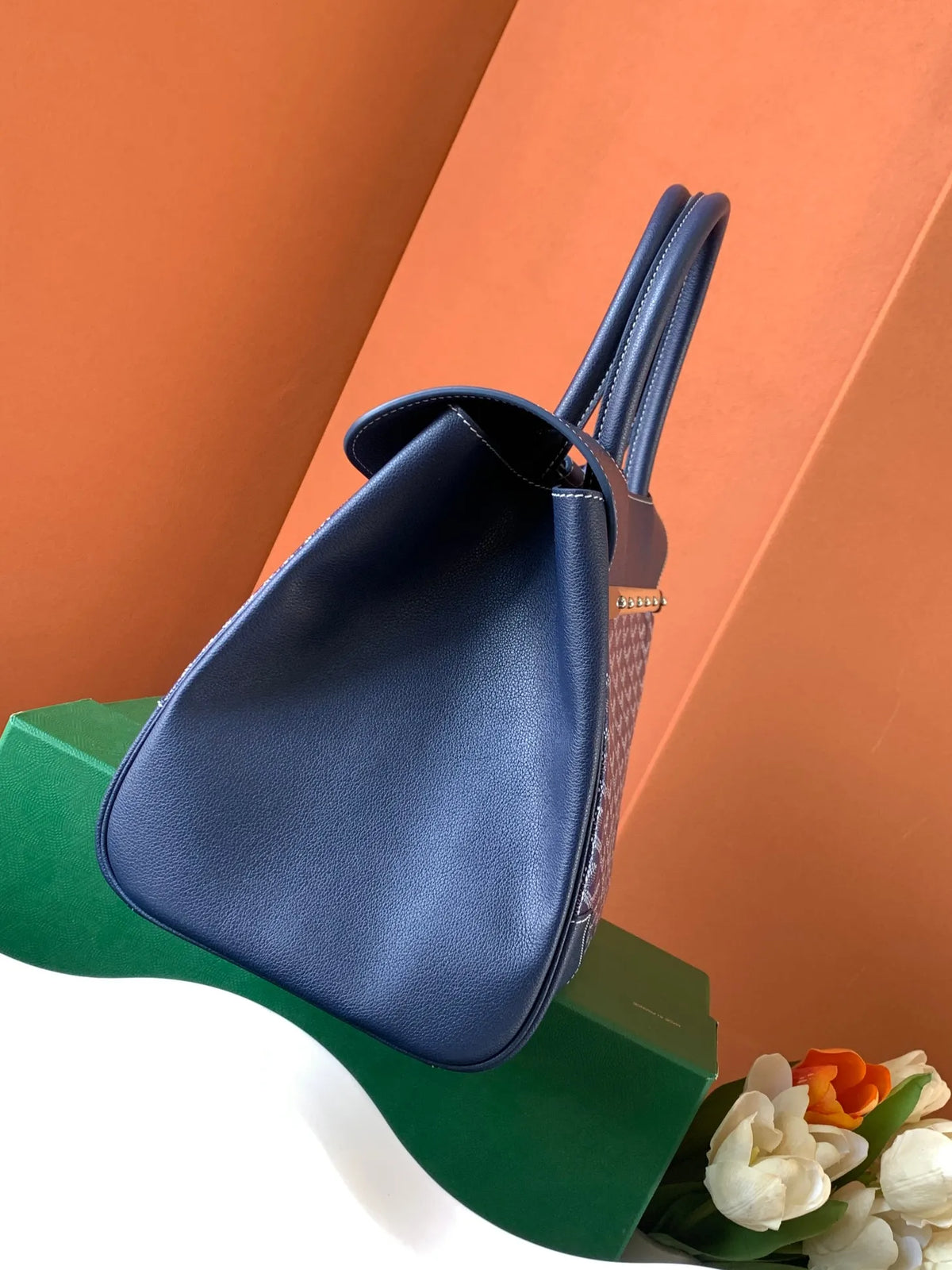 Goyard Saigon Tote Bag Coated Canvas Leather 757877