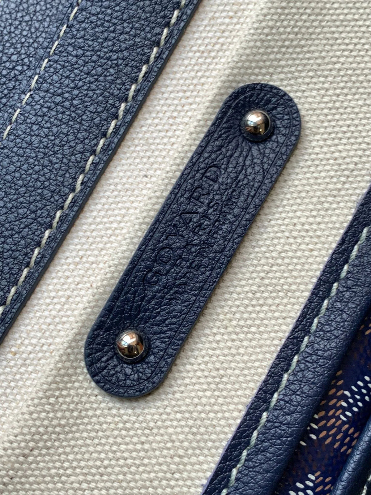 Goyard Saigon Tote Bag Coated Canvas Leather 757877