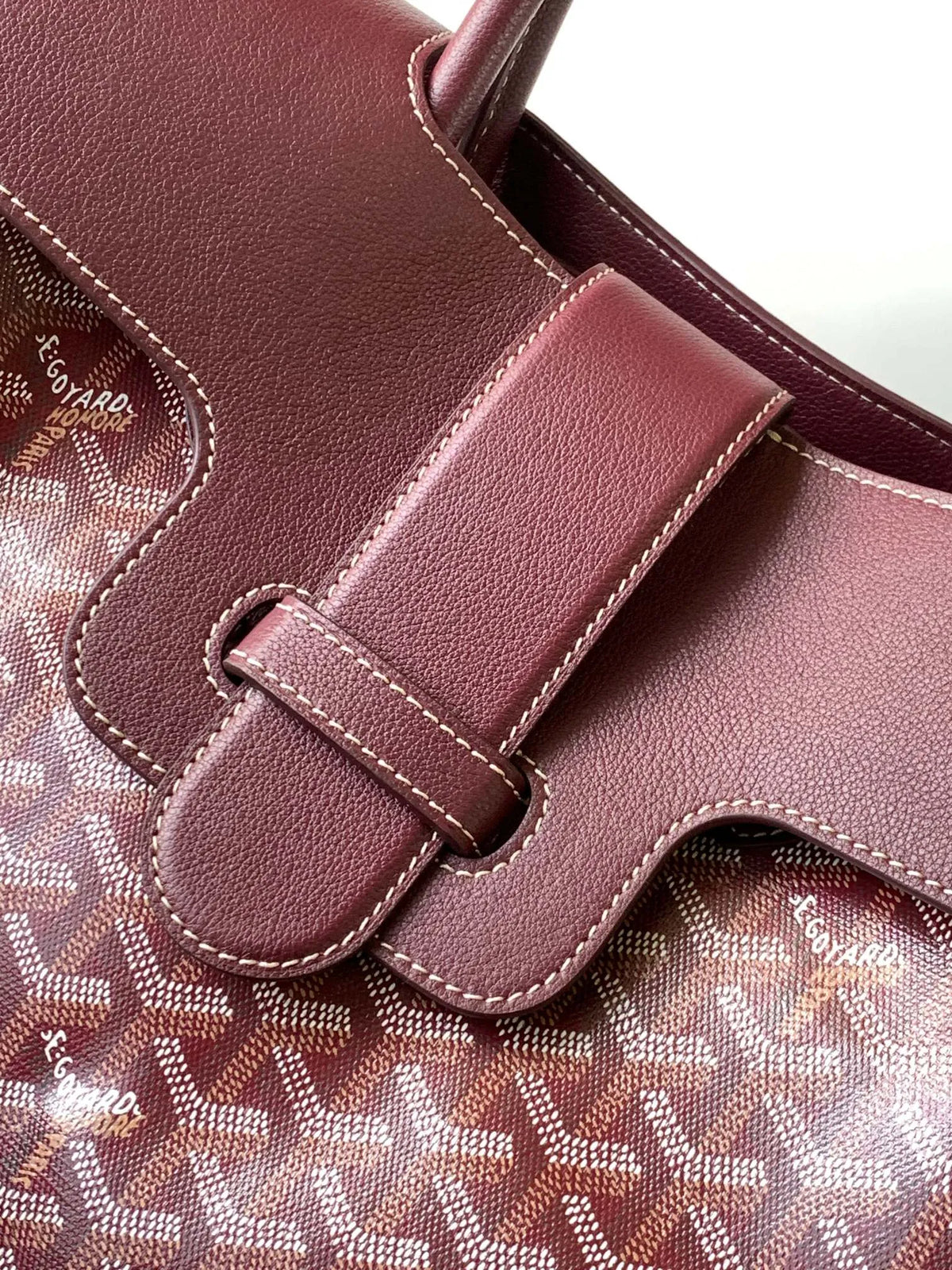 Goyard Saigon Tote Bag Coated Canvas Leather 757882