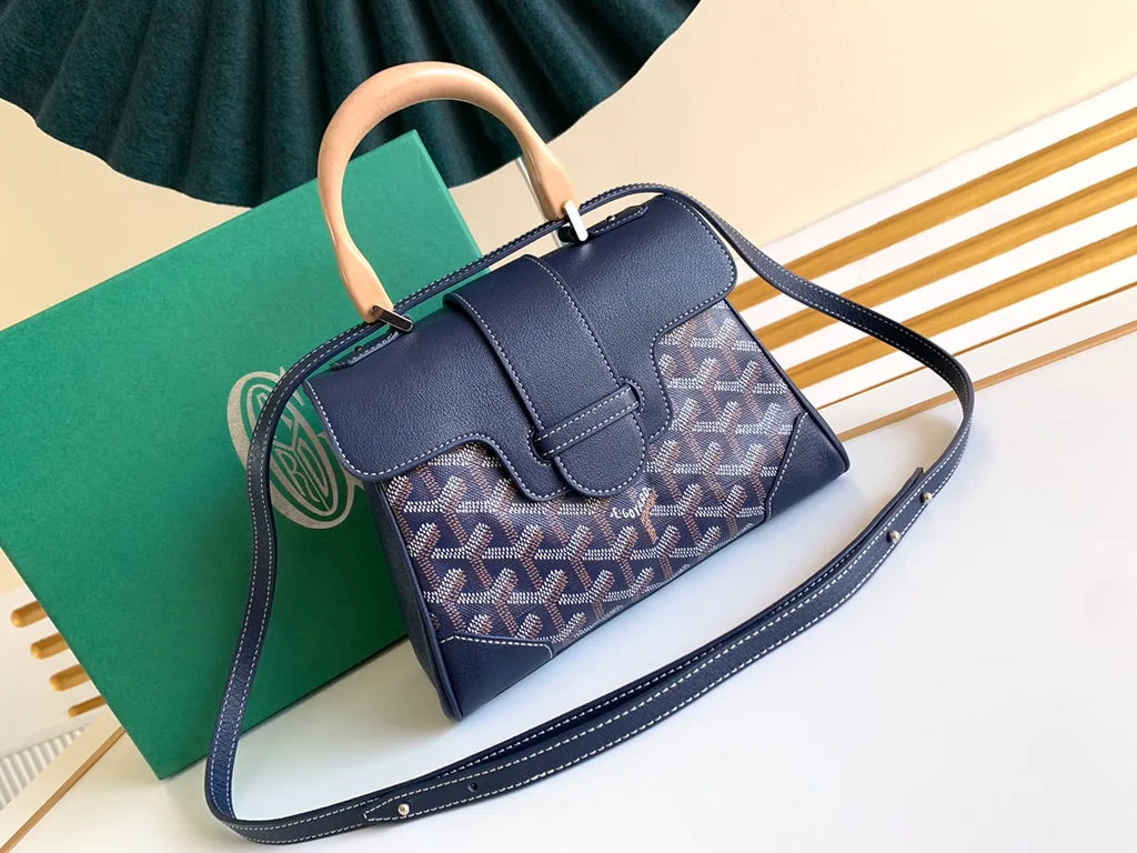 Goyard Saigon Tote Bag Coated Canvas Leather 8005680