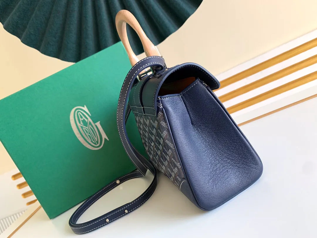 Goyard Saigon Tote Bag Coated Canvas Leather 8005680